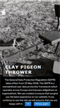 Mobile Screenshot of claypigeonthrower.org